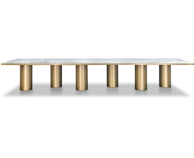 Table Reflex Disegno Signore Degli Anelli 72 Steel Bespoke 2