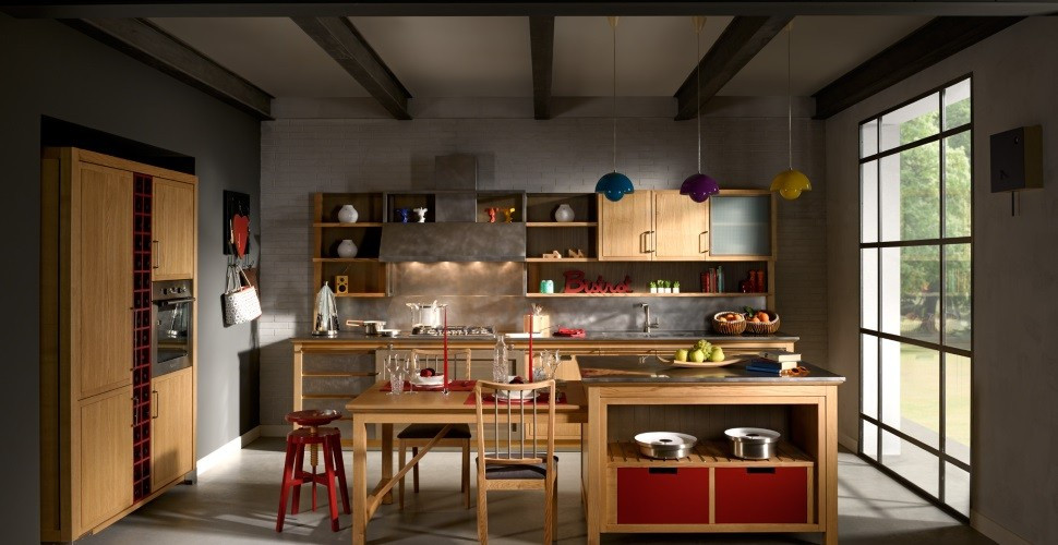 Kitchen Cabinet L&#039;ottocento Industrial Chic