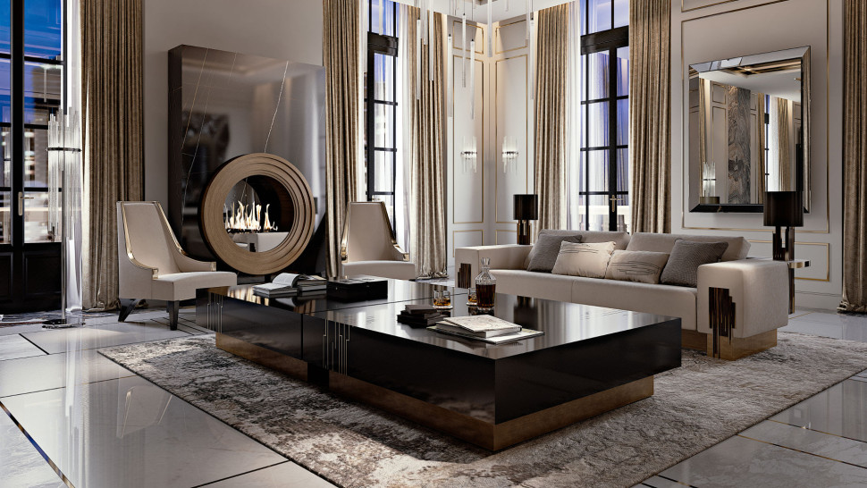 Coffee Table Reflex Glamour Belle Epoque 40