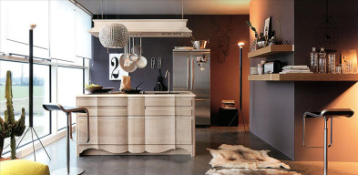 Kitchen Cabinet Acquacotta Bordolese latte