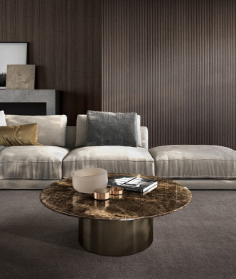 Coffee Table Eforma Cilindro low top marmo
