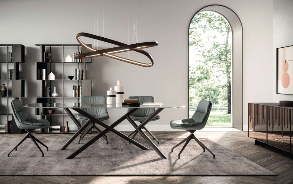 Table Ozzio design Random Fisso T252