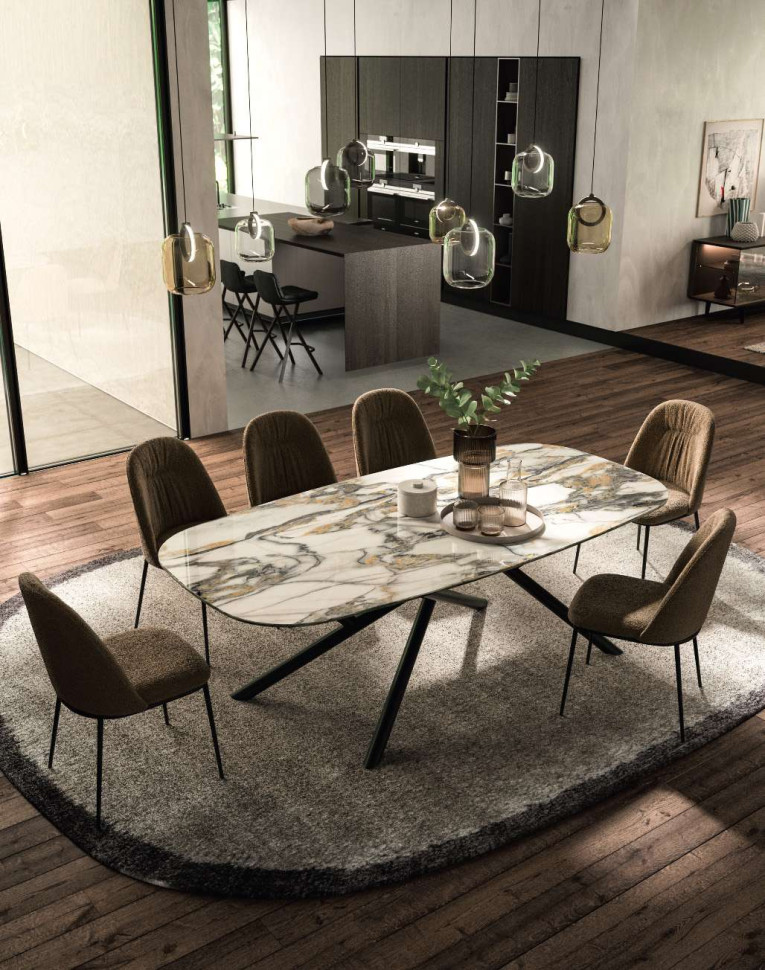 Table Ozzio design Random Fisso T252