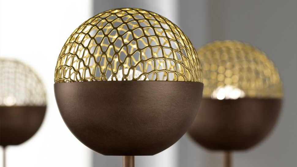Lamp Chandelier Masiero Iglu Suspension Round