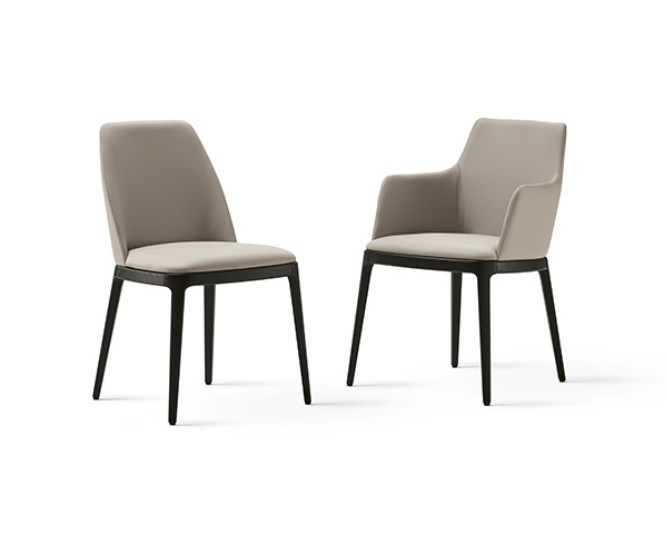 Chair Eforma Max base legno