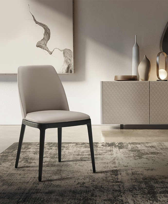 Chair Eforma Max base legno