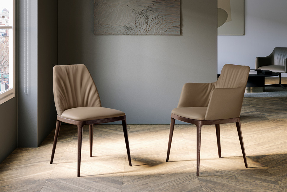 Chair Eforma Max deluxe base legno
