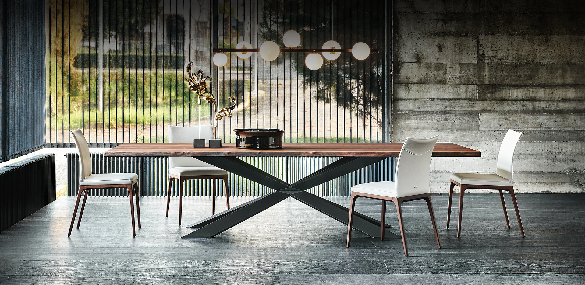 Dining Table Cattelan italia  Spyder Wood