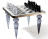 Coffee Table Reflex Disegno / Glamour Scacchi 55