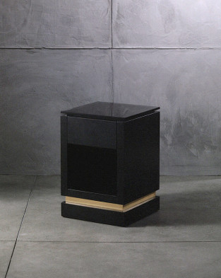Nightstand Chelini Contemporaneo Cube