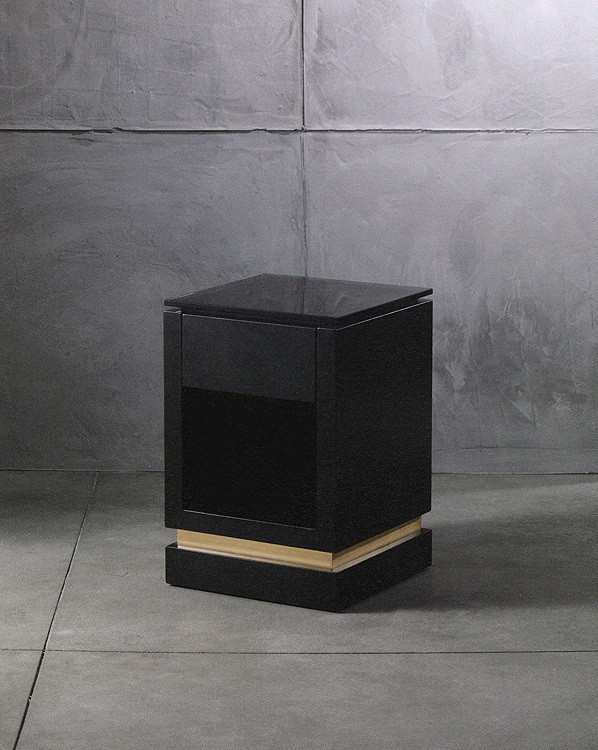 Nightstand Chelini Contemporaneo Cube