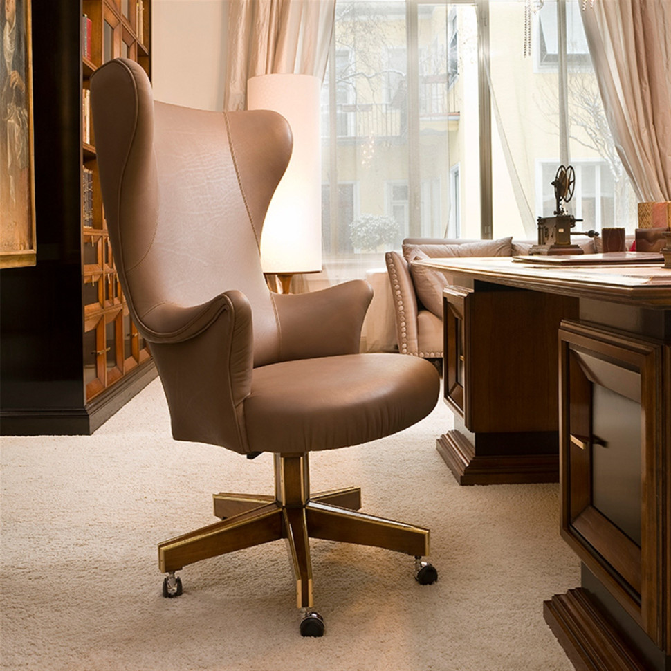 Ergonomic Executive Armchair Annibale Colombo Time A1462