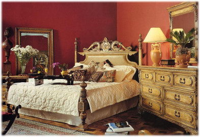 Bed Francesco molon Italian &amp; french country H3.06p