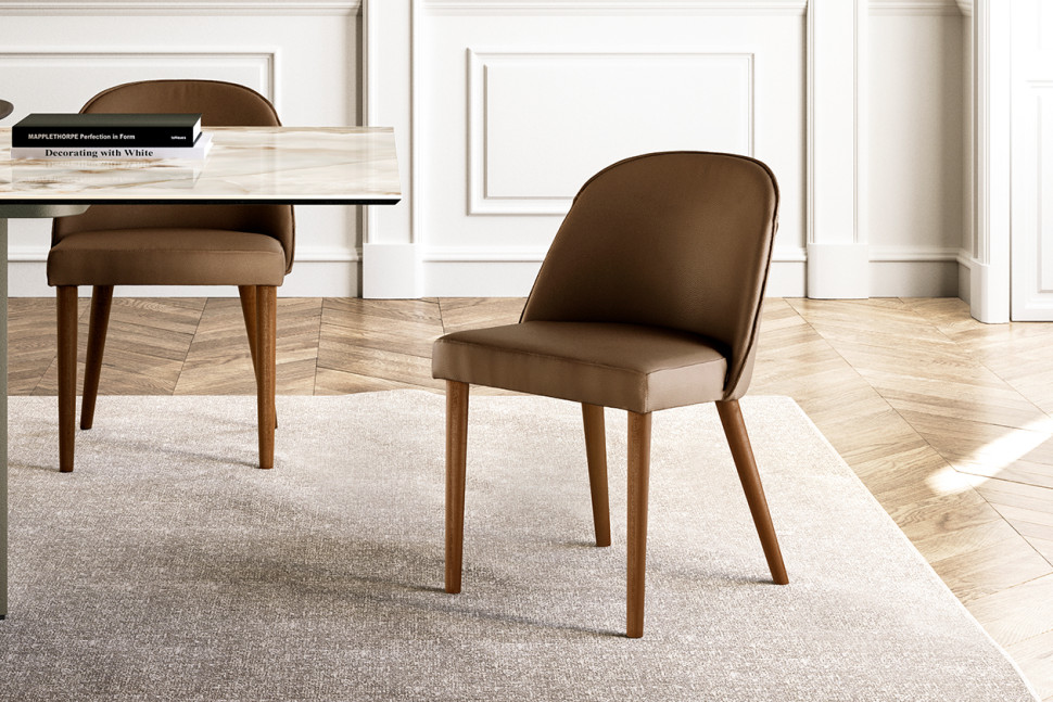 Chair Eforma Manta 4 gambe legno