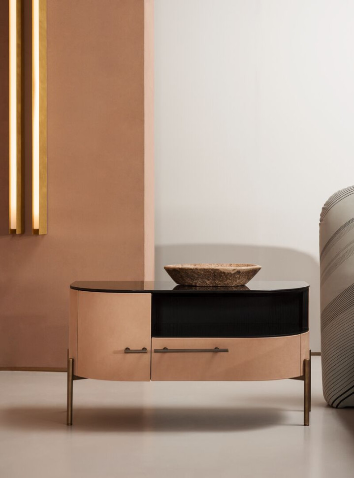 Nightstand Baxter Plisse