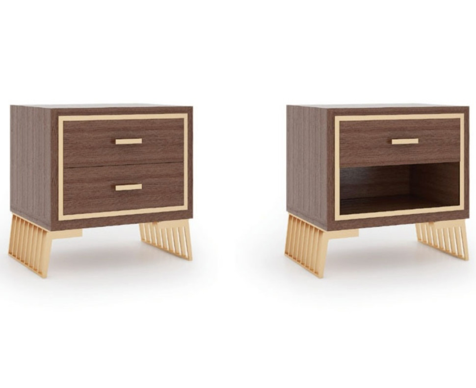 Nightstand Asnaghi Hamptons metal