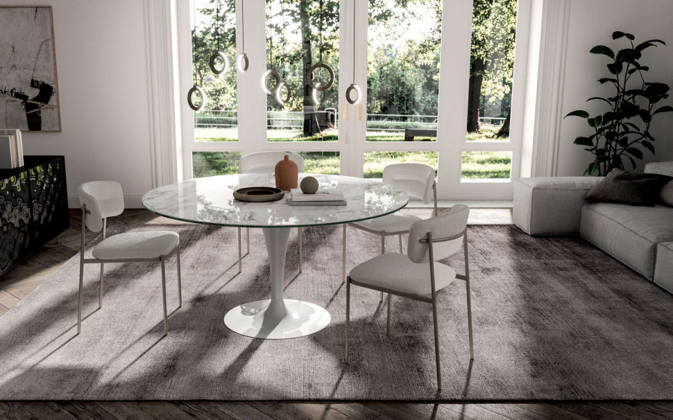 Table Ozzio design Eclipse Fisso T405