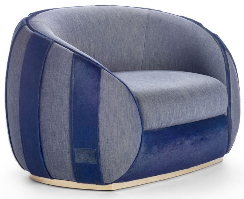 Armchair Asnaghi Loto Cavallino by Jacob Cohën