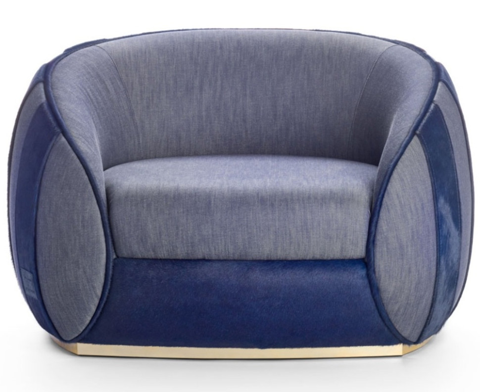 Armchair Asnaghi Loto Cavallino by Jacob Cohën