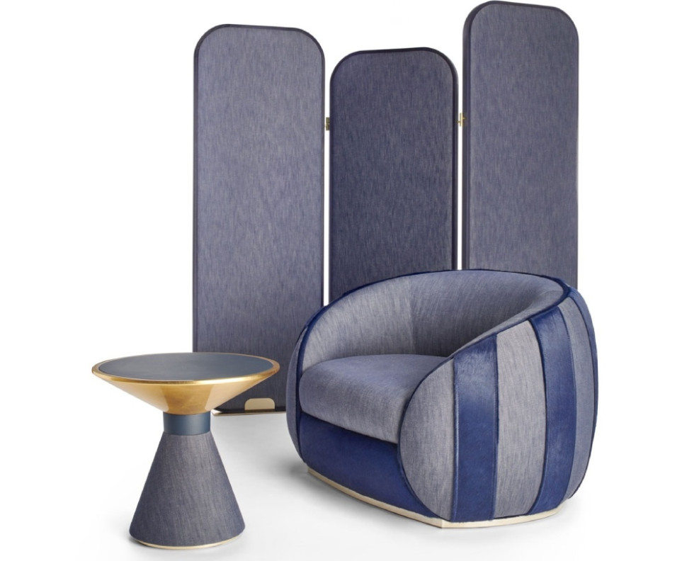 Armchair Asnaghi Loto Cavallino by Jacob Cohën