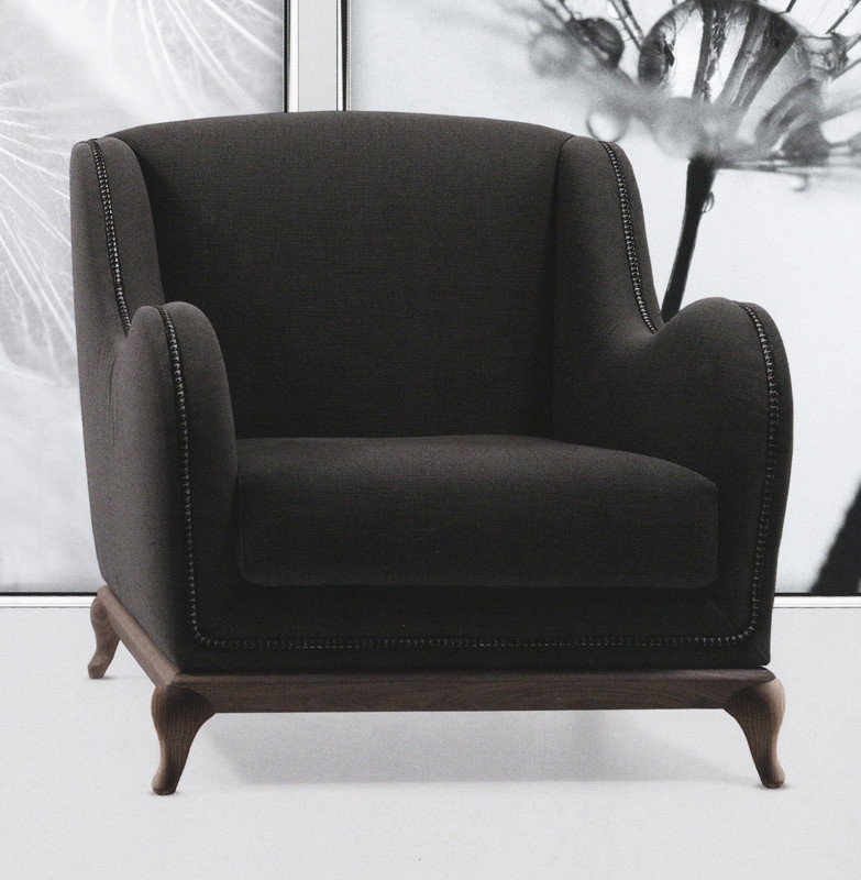 Armchair Volpi Contemporary Wave poltrona