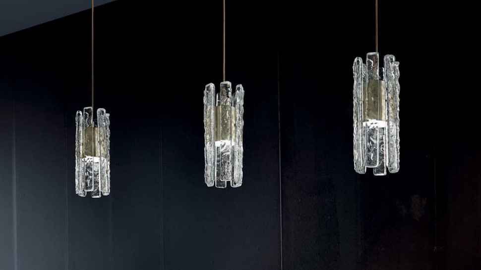 Lamp Chandelier Masiero Vegas Suspension Single Round