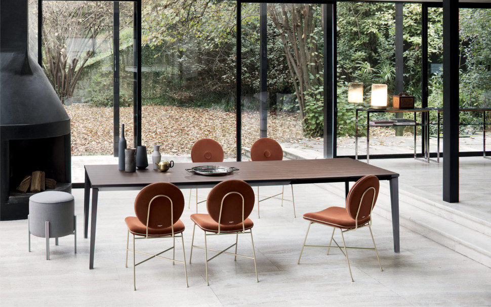 Dining Table Bontempi Echo In