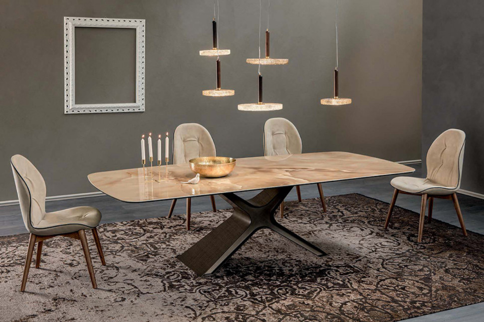 Dining Table Tonin CASA Design Angelo Tomaiuolo Calliope XXL