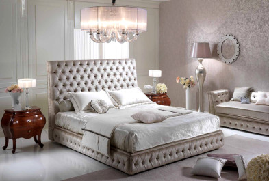 Bed Velvet Piermaria Home collection Velvet alto