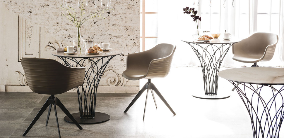 Table Cattelan italia Nido Keramik Bistrot