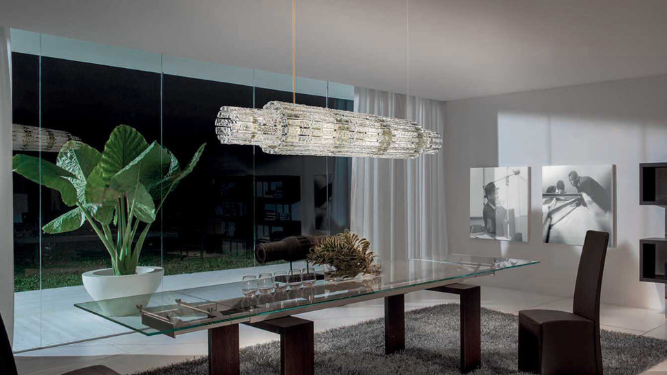 Lamp Chandelier Masiero Vegas Suspension Linear