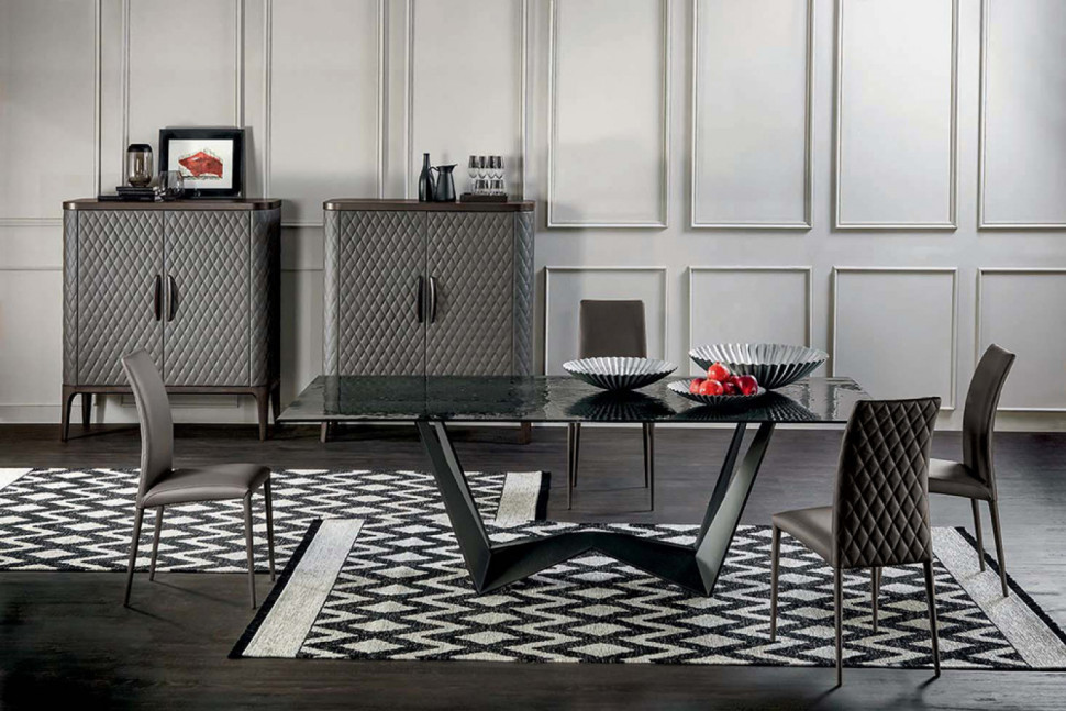 Dining Table Tonin CASA Design M. MOTTIN/E. BARBIERI Reverse