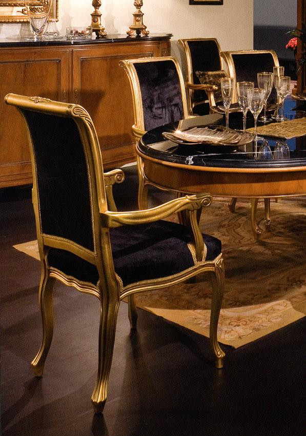 Dining Chair Giorgio piotto Gold Mi.07.004