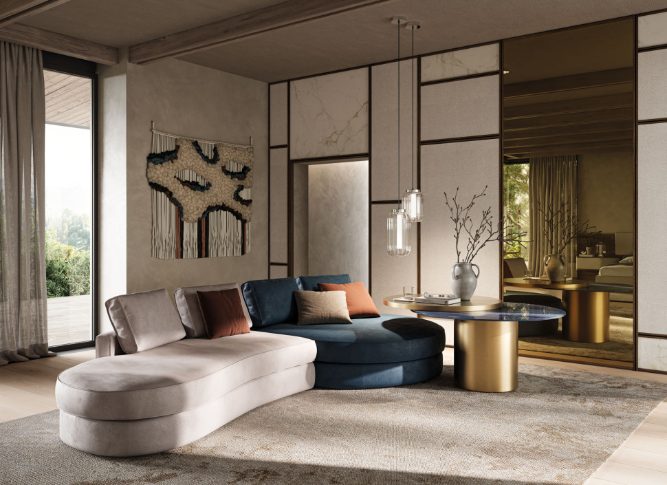 Modular Wall Reflex Disegno Wally Sistema Giorno E Notte