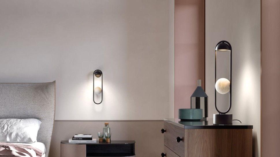 Lamp Masiero Luppiter TL1 11 Alabaster