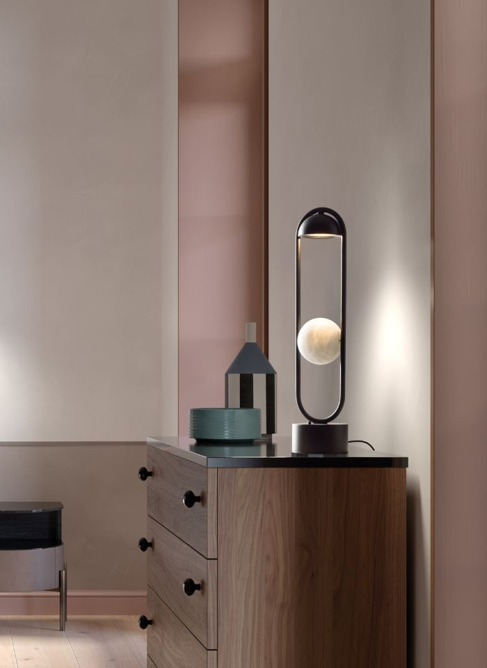 Lamp Masiero Luppiter TL1 11 Alabaster