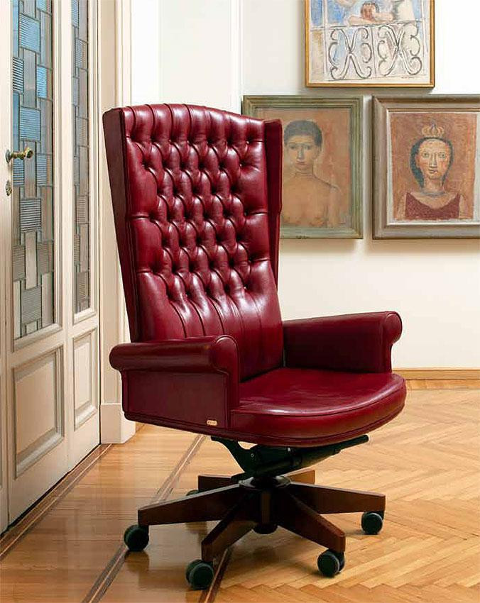 Ergonomic Executive Armchair Mascheroni Empire