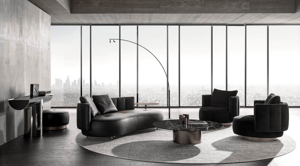 Armchair Minotti Torii Bold