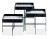 Coffee Table Potocco Tray 872/TQ