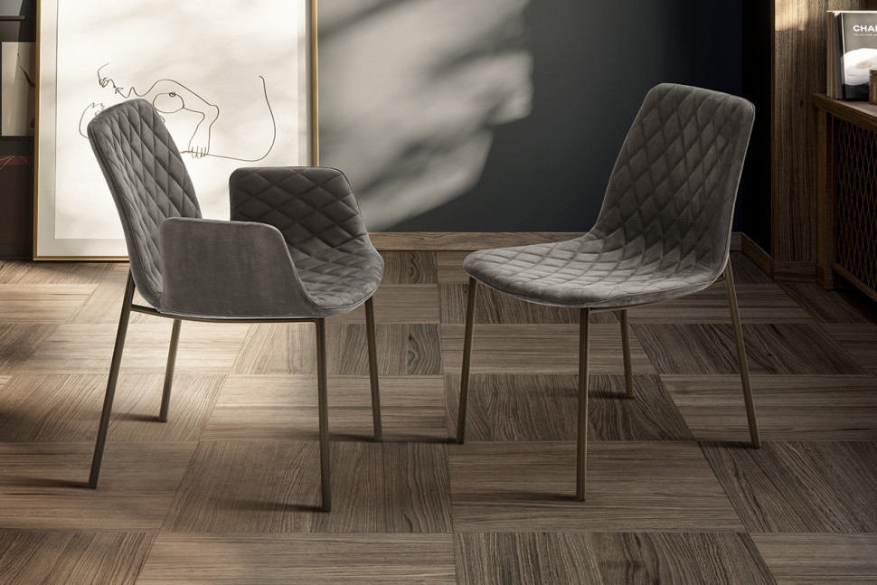 Chair Eforma Lenny 4 gambe metallo