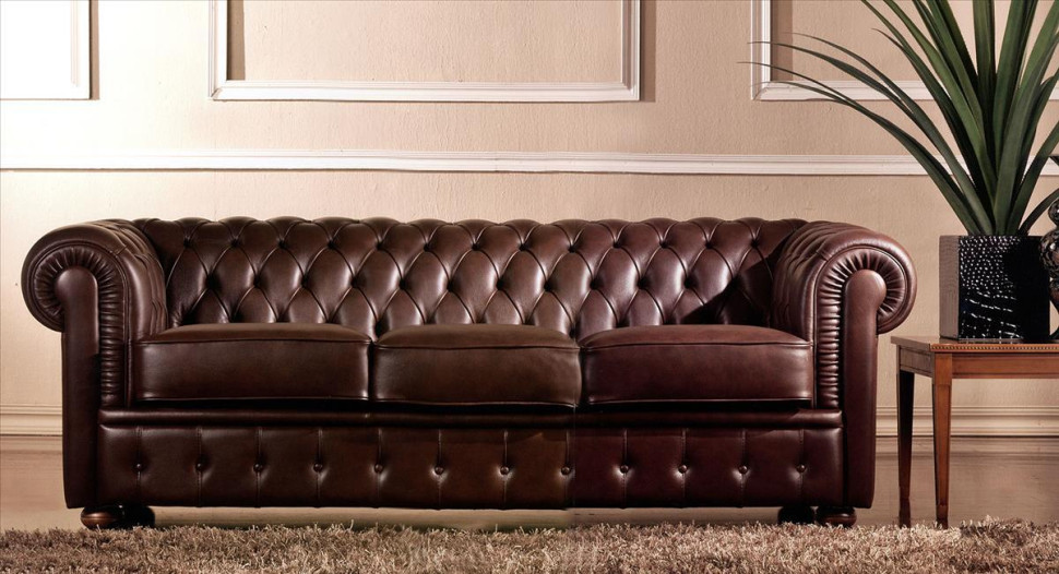 Sofa Keoma Classic collection Chester pelle