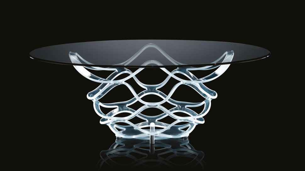 Table Reflex Disegno Neolitico 72 vetro