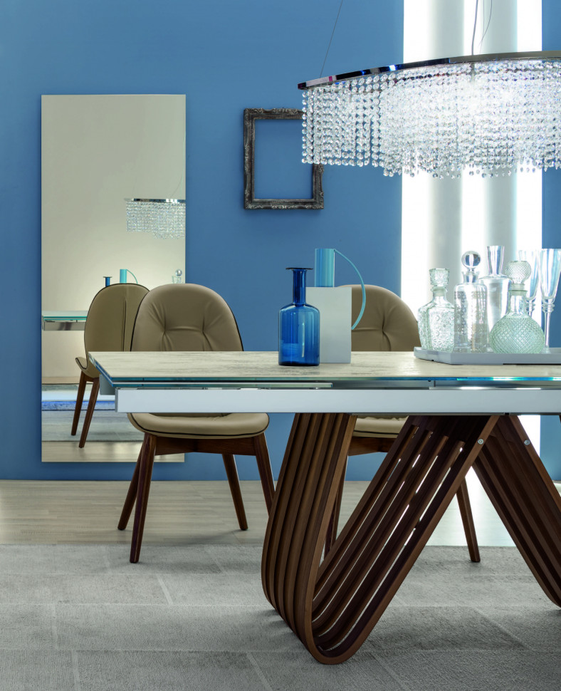 Dining Table Tonin CASA Design Angelo Tomaiuolo Arpa 