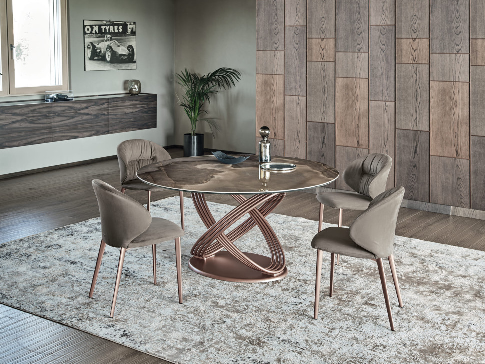 Dining Table Bontempi Fusion Round
