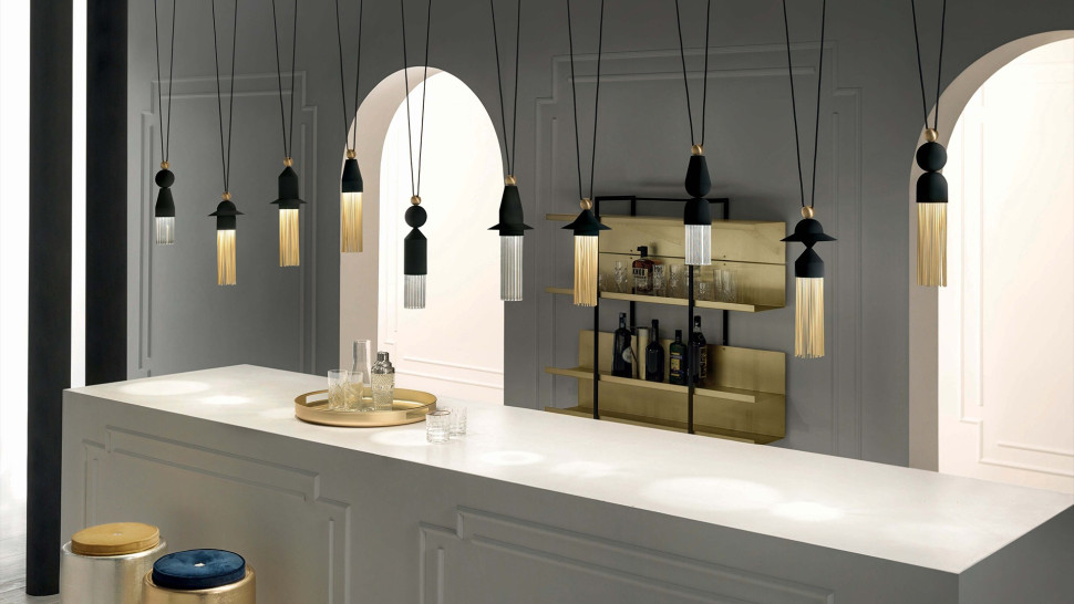 Lamp Chandelier Masiero Nappe C10
