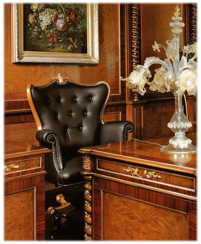 Ergonomic Executive Armchair Carlo asnaghi Epoque 10282