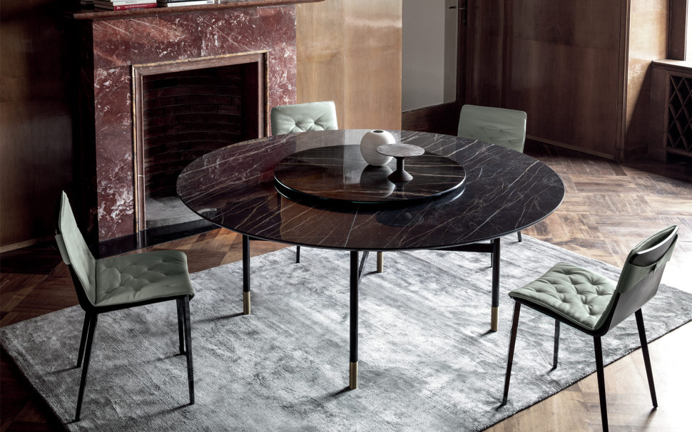 Dining Table Bontempi Glamour Round