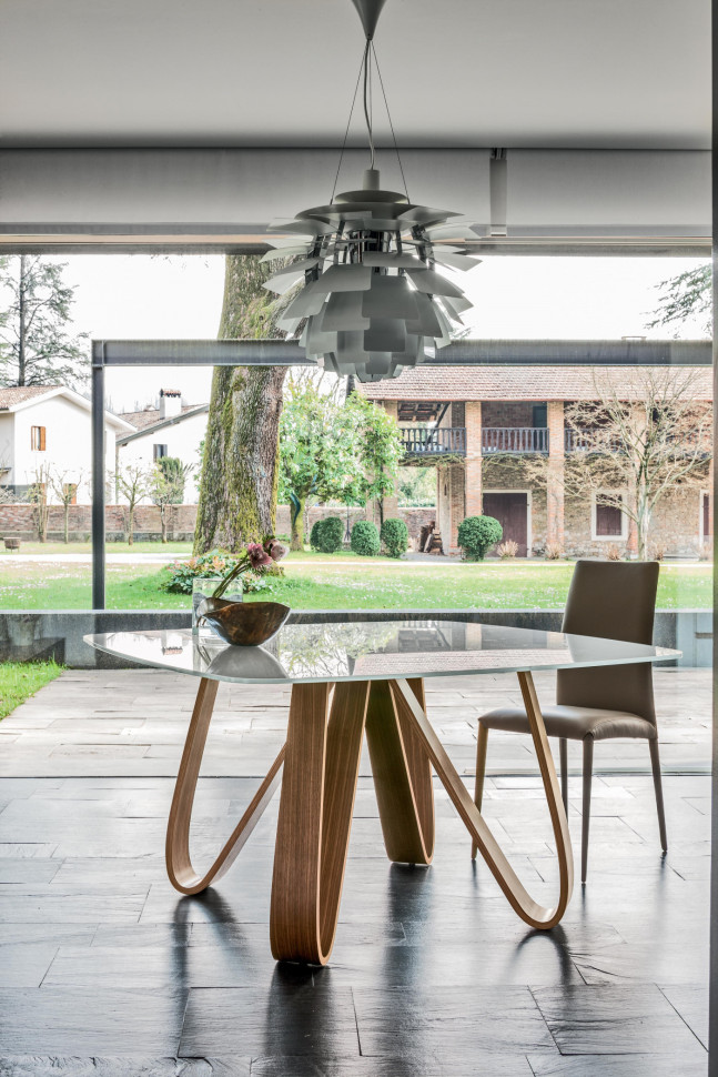 Dining Table Tonin CASA Design Angelo Tomaiuolo Butterfly 