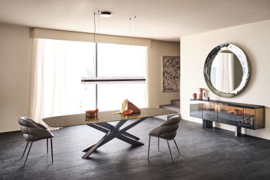 Dining Table Cattelan italia Lancer Moonglas