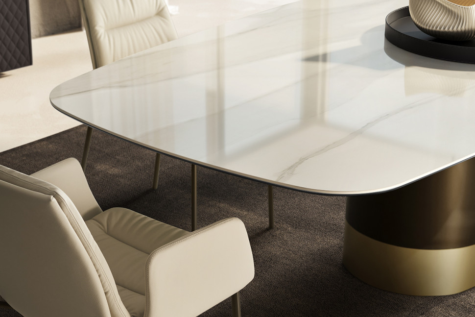 Table Eforma Cilindro top ceramica